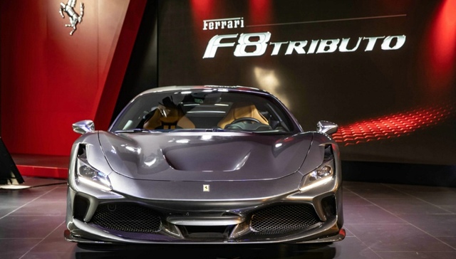 【2019上海车展】法拉利在城市中心搭起了概念店，F8 Tributo首度亮相中国