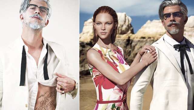 肯德基的上校爷爷变成了“小鲜肉”，这是虚拟偶像的一次胜利