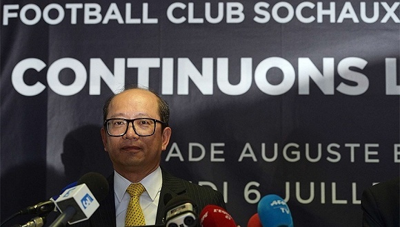 梦醒时分中资碰壁，法乙索肖俱乐部主席李永生破产离任