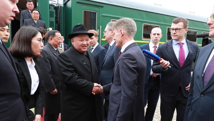 俄罗斯,朝鲜,金正恩,火车,轿车,远东联邦大学