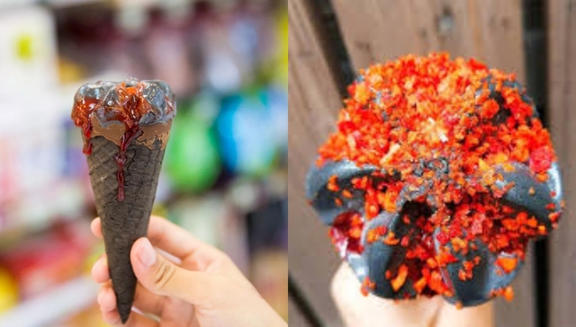 美食情报 | 人造蛋是绿豆做的？香辣桑葚味可爱多要逆天！