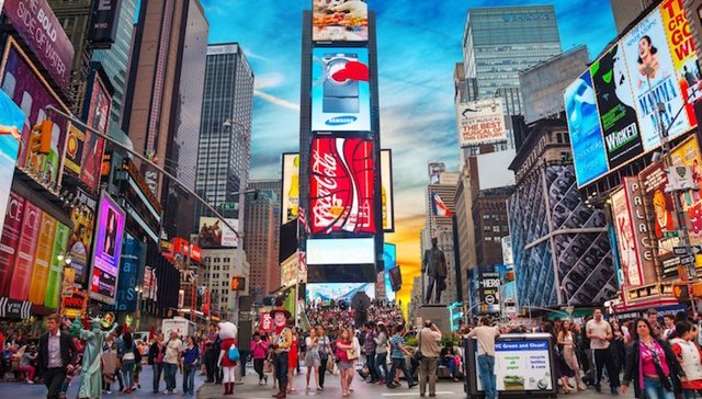 中国企业不再迷信纽约时代广场