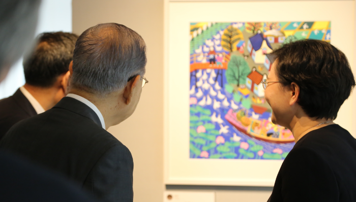 金山农民,画展,东京开幕