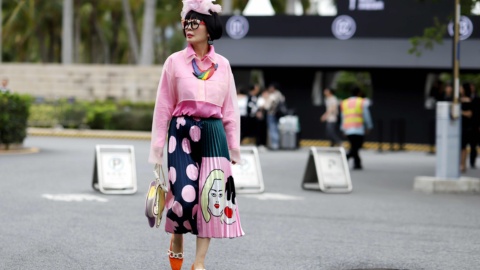 【特写】在时装周做“妖魔鬼怪”的女人