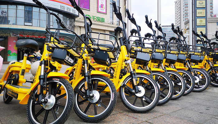 电单车,共享电单车,滴滴,哈啰出行