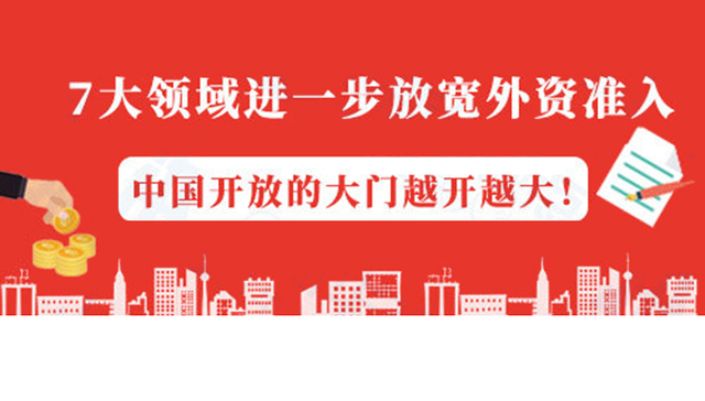 图解 | 7大领域进一步放宽外资准入，2019年版外资准入负面清单