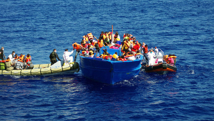 难民,意大利,地中海,德国