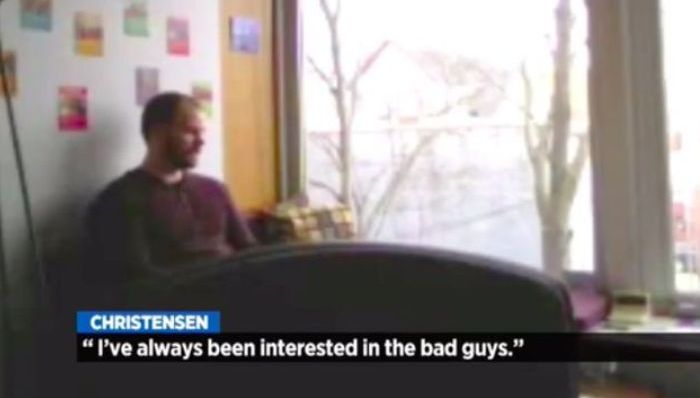 章莹颖,克里斯滕森,被告,图源,心理咨询,杀人,死刑,CBS,新闻公报,截图