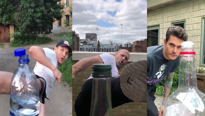 即使不是武打明星也能参与，瓶盖挑战是怎么火起来的？