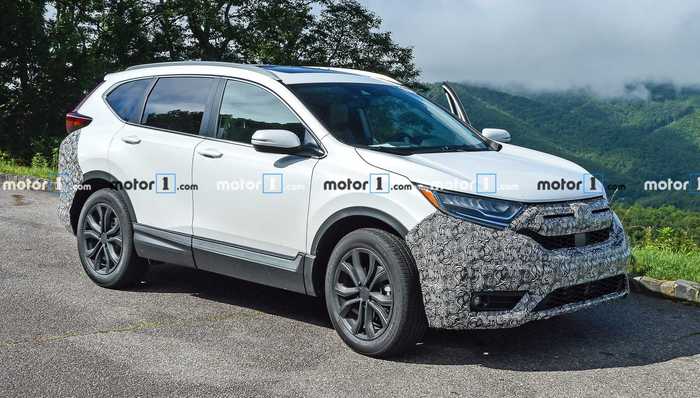 谍照|第五代本田CR-V迎来中期改款