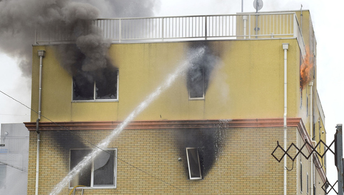 京都动画,火灾,汽油