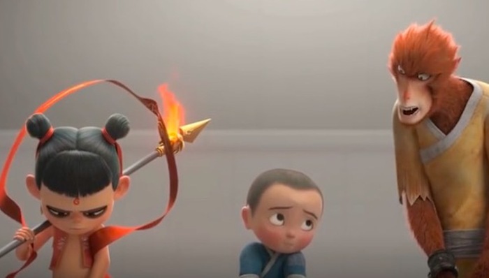 哪吒和大圣同框了，影视的联动营销“玩梗”最重要