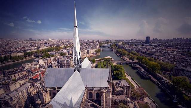 巴黎圣母院屋顶重建设计赛中国组合获胜，方案落地难度大