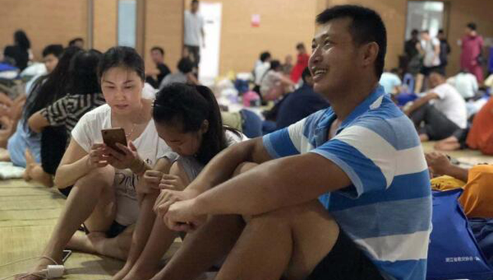 避灾,石塘镇,安置,利奇马,泡汤,游客,超强台风,最大风力,出租房,雨声