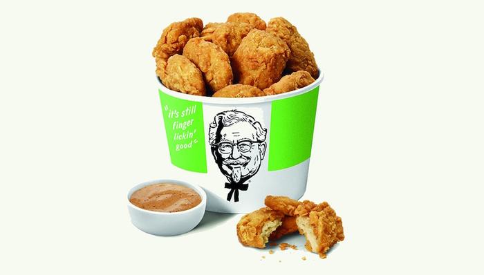 肯德基推出人造肉炸鸡，将成为全美第一家提供人造鸡肉的连锁快餐