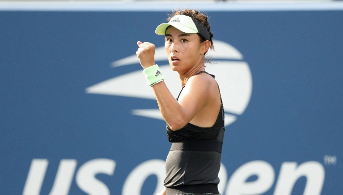 王蔷爆冷击败2号种子巴蒂，首进美网8强成中国金花第三人