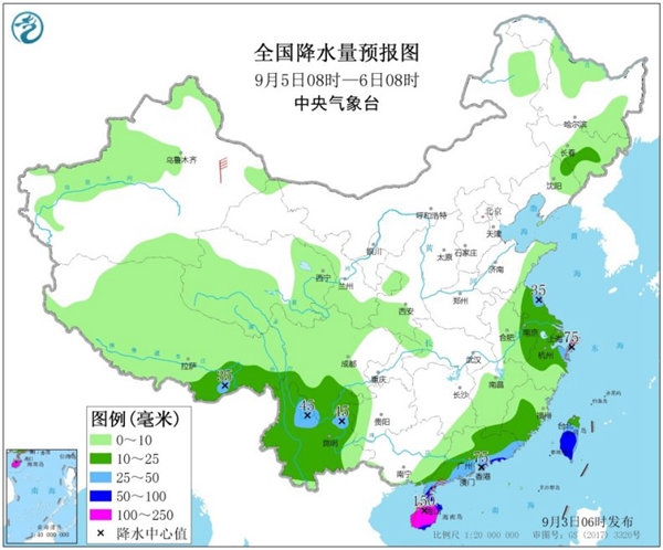 台风“加戏”扰我国  北方局地昼夜温差或达20℃
