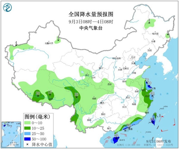 台风“加戏”扰我国  北方局地昼夜温差或达20℃