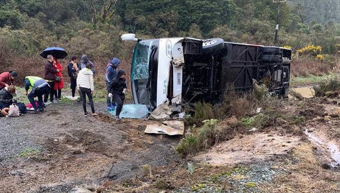 罗托鲁阿,客车,新西兰大使馆,中国公民,事故原因,翻车事故,伤员,领事保护,侧翻,游客