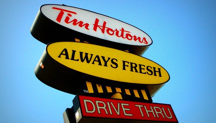 Tim,Hortons，星巴克，麦咖啡，全家