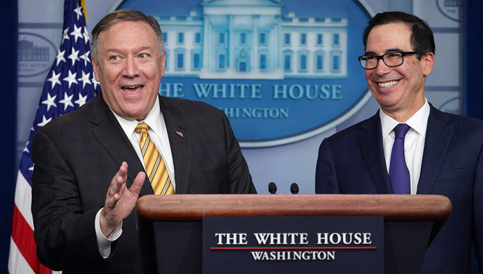 特朗普,博尔顿,蓬佩奥,