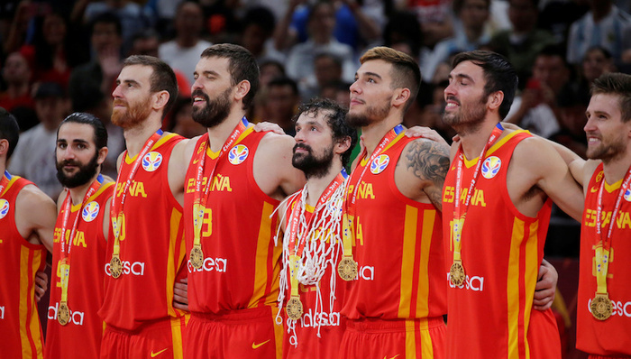 冠军战西班牙大胜阿根廷，队史第二次问鼎篮球世界杯