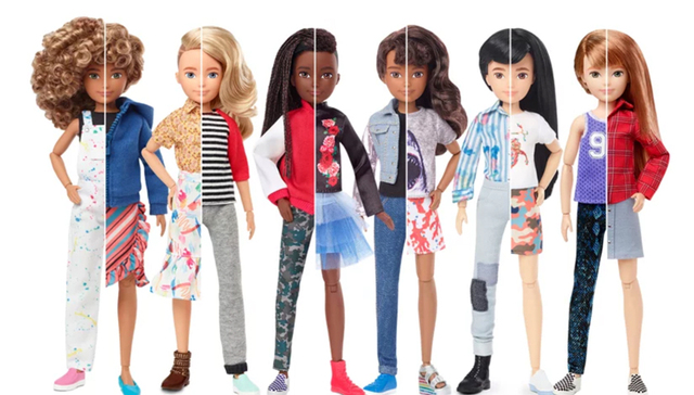 这款新的芭比娃娃，试图“撕下”性别标签