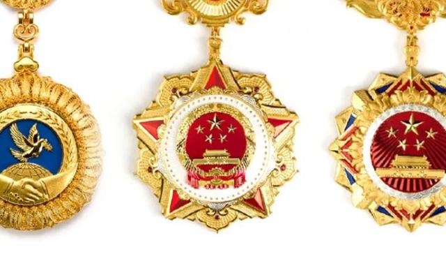 国家荣誉,惊艳,掐丝,友谊勋章,共和国勋章,人民英雄,花丝镶嵌,珐琅,冷压成型,伟大复兴