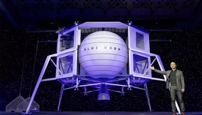 贝索斯太空公司与3家航天巨头联手为NASA开发载人月球着陆器