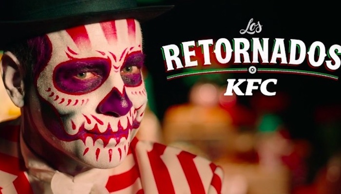 肯德基在墨西哥亡灵节的广告创意，是让顾客“伪造死讯”