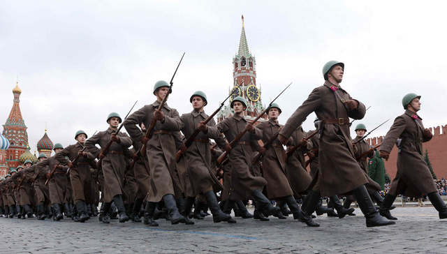 特朗普,俄罗斯,阅兵