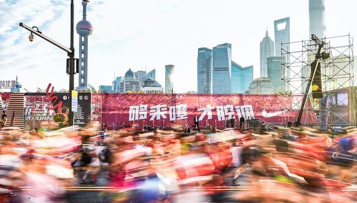 上海马拉松,耐克,跑百巷,跑步,跑者,Dark,Runners,The,One