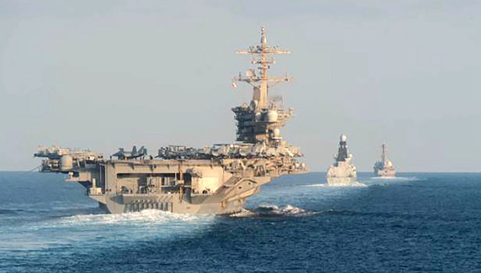 霍尔木兹海峡,伊朗,美国,航母