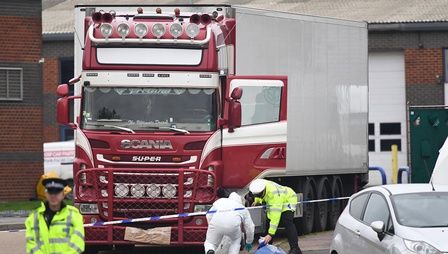 英国“死亡货车”案第三名嫌犯获指控今出庭，三人都只二十多岁