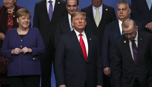 北约,马克龙,特朗普,特鲁多