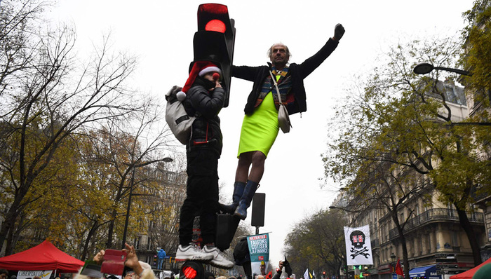 法国,游行,罢工,马克龙