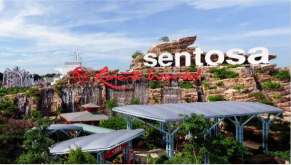 到新加坡圣淘沙名胜世界度假，找个舒服的地方让多巴胺飞会儿