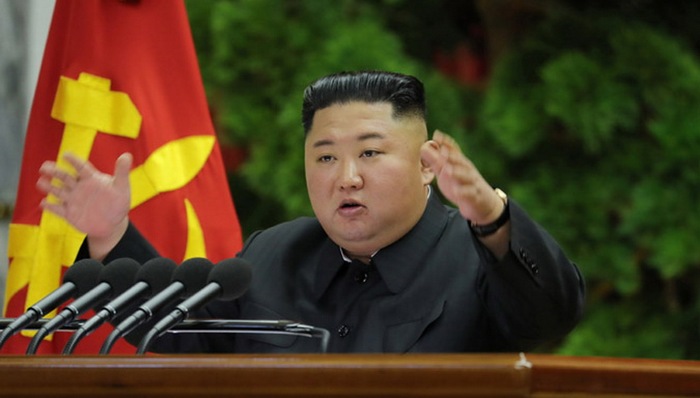 金正恩,战略武器,朝鲜半岛,朝美关系,朝鲜核,朝鲜劳动党,敌对势力,七届,五中全会,工作报告