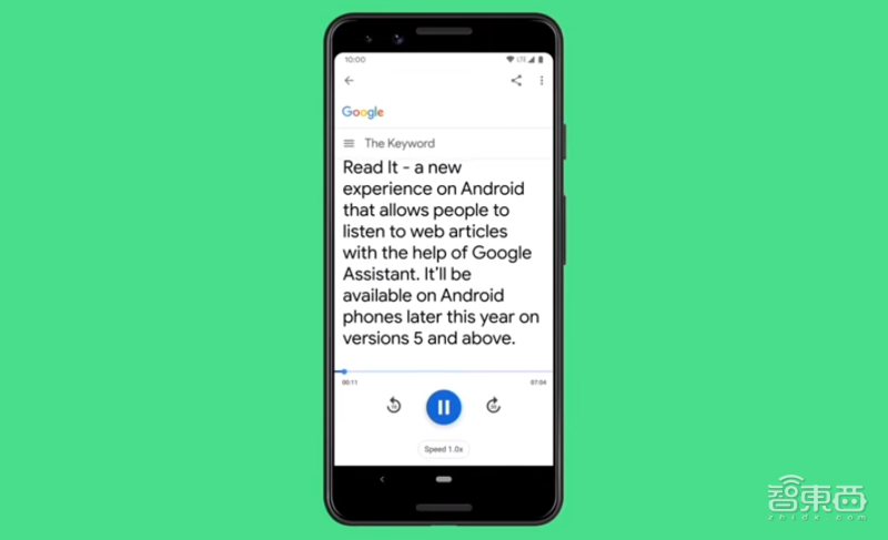 谷歌助手月活达5亿，网页、文章随点随读，还能为你定时煮咖啡！