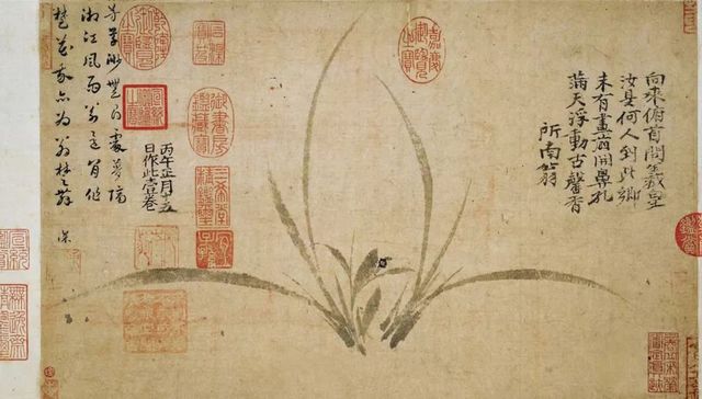 鄙视赵孟頫、影响朱耷：宋末文人郑思肖与其笔下的墨兰