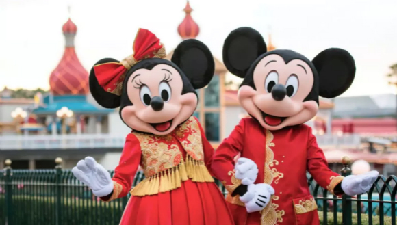 迪士尼米奇米妮中国年