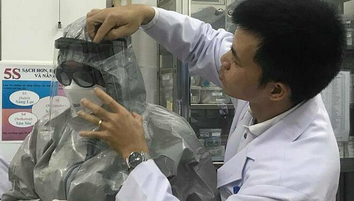 新型冠状病毒,确诊,感染,肺炎病例,越南,就医,中国公民,治疗,越通社,隆安省