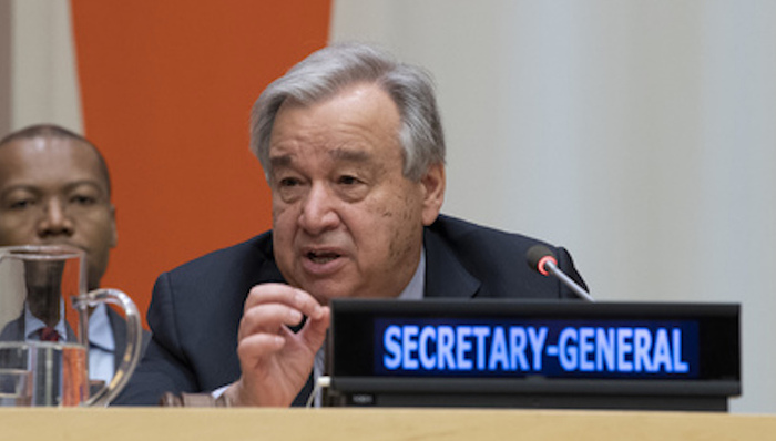 古特雷斯,歧视,中国,肯定,支持