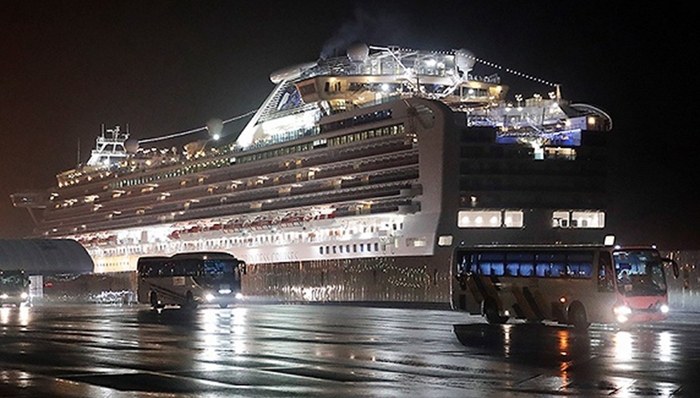 钻石公主号,日本