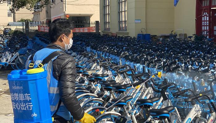 骑单车成疫情返工新姿势，共享单车的消毒能放心吗？