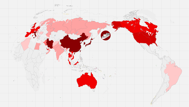 数据 | （截至欧洲中部时间2月27日上午10时）除中国外韩国新增确诊病例数首次超中国