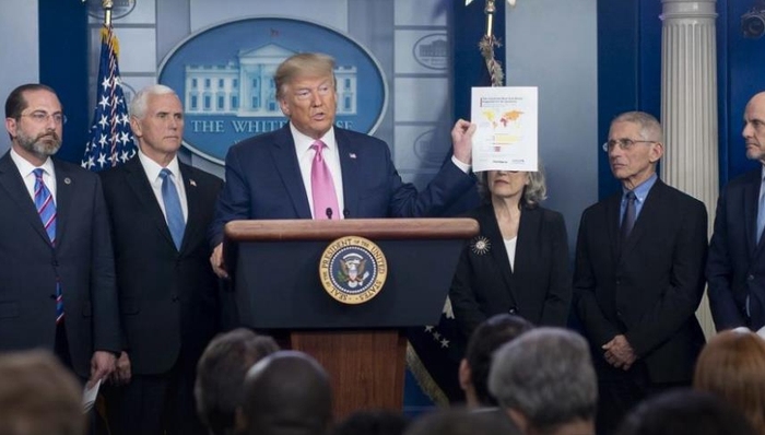 新冠肺炎,美国政治