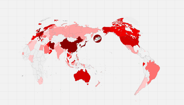 数据 | 全球新增确诊超中国26倍，全国新增和疑似首次降至两位数