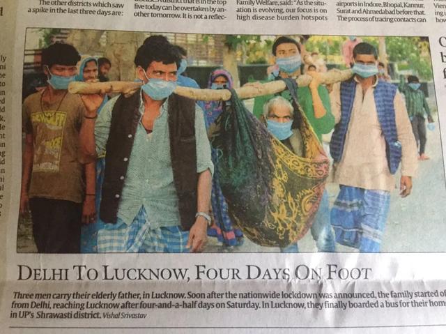 风口浪尖的印度：封国后，五万人步行千里，只为回家