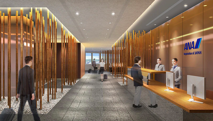 全日空在东京羽田和成田机场推出新休息室，还能找到隈研吾的设计特色
